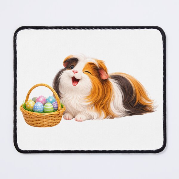 Item preview, Long Haired Guinea Pig Easter Joy designed and sold by Sillytoe.