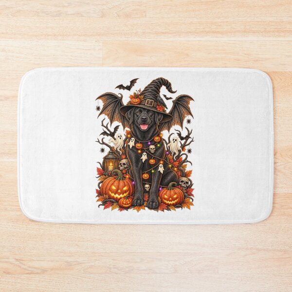 Item preview, Black Lab Halloween Labrador Witch designed and sold by RuperDelois.