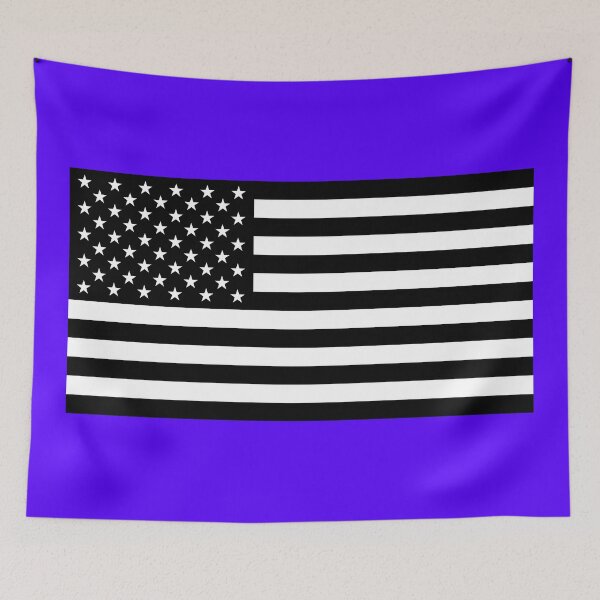 Item preview, United States of America Flag in Black & White designed and sold by Karate Octopus.