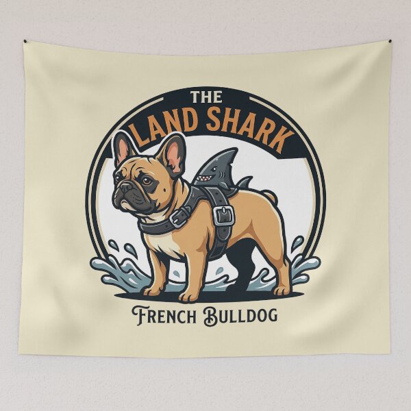 Item preview, The Land Shark - French Bulldog designed and sold by Vin  Zzep.
