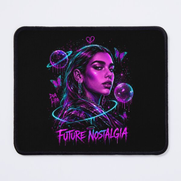 Item preview, Dua Lipa Future Nostalgia Cosmic Neon Portrait designed and sold by JMS-Artvintage.
