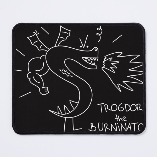 Item preview, Trogdor The Burninator Black designed and sold by KellieBeecher.