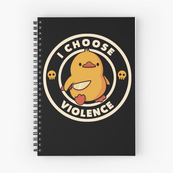 Item preview, Yellow Duck Holding Knife Skull Badge designed and sold by CourtlandChabot.