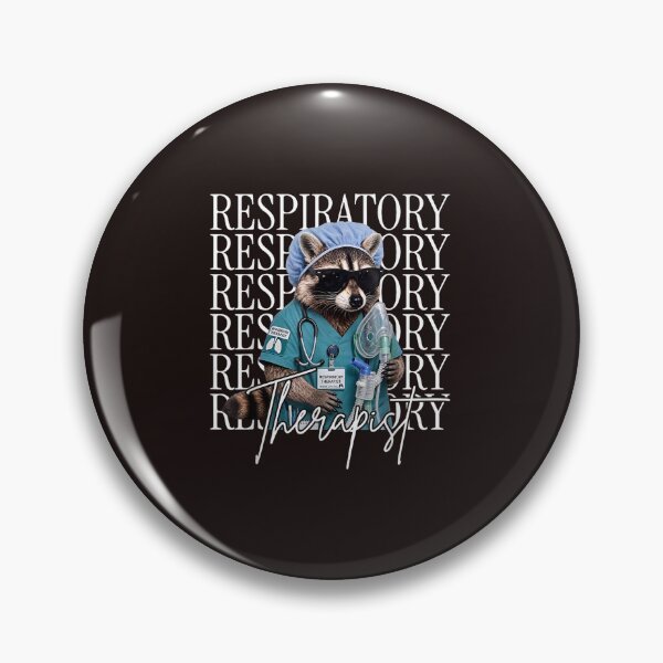 Item preview, Respiratory Therapist Raccoon RT Nurse Respiratory Therapy designed and sold by mari-kayden.