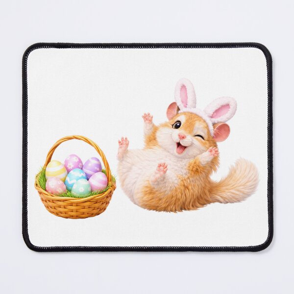 Item preview, Long Haired Hamster Easter Fun designed and sold by Sillytoe.