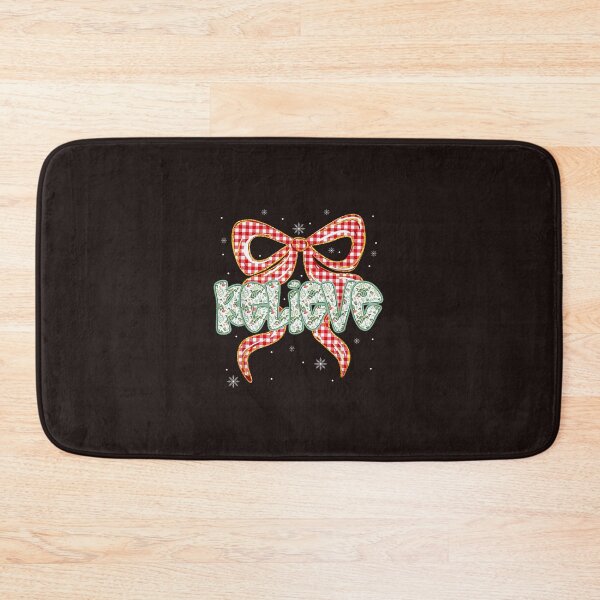 Item preview, Christmas Believe Buffalo Plaid Ribbon Bow Xmas Family Gift designed and sold by mari-kayden.