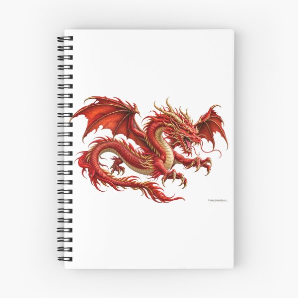 Item preview, Crimson Sky Dragon – Chinese Dragon in Flight designed and sold by BlingandGifts.