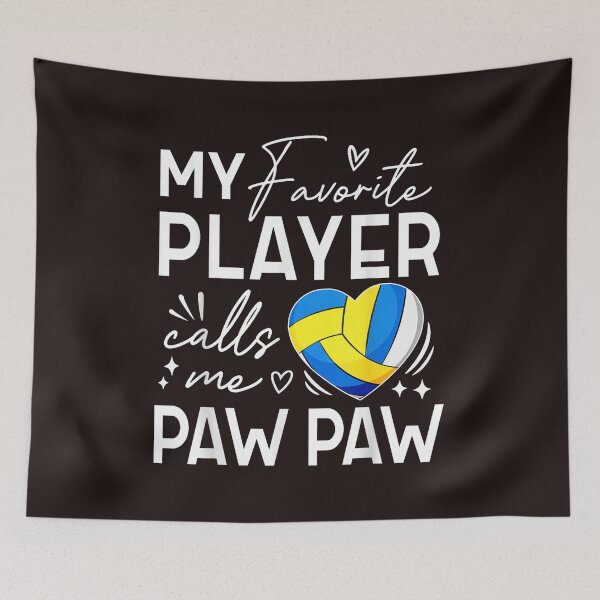 Item preview, My Favorite Volleyball Player Calls Me Paw Paw Grandpa Sport designed and sold by mari-kayden.