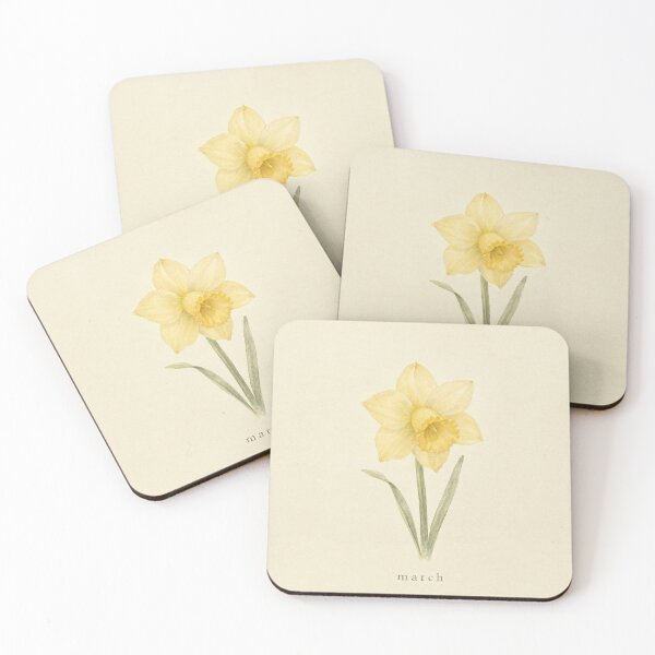 Item preview, March Birth Flower Daffodil Watercolor | Botanical Wall Art designed and sold by FixationStudio.