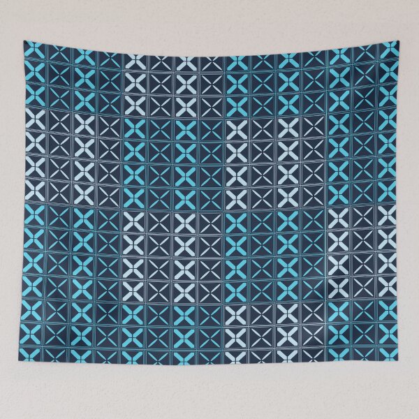 Item preview, Glacial Grid – Crystal Geometric Pattern designed and sold by Fun Funky Designs.