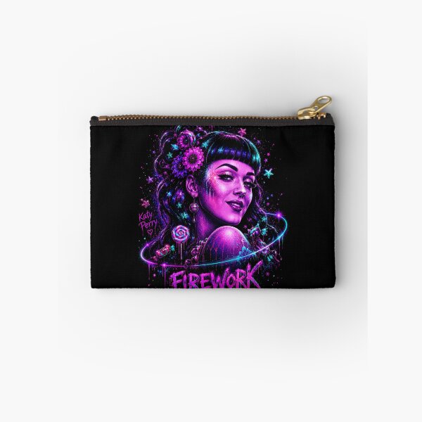 Item preview, Katy Perry Firework Floral Neon Portrait designed and sold by JMS-Artvintage.