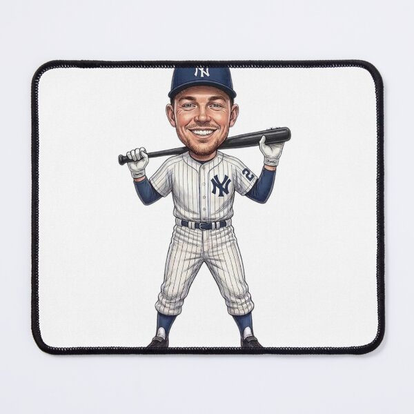 Item preview, Ben Rice New York Baseball Caricature – Pinstripe Slugger designed and sold by Cloud420.