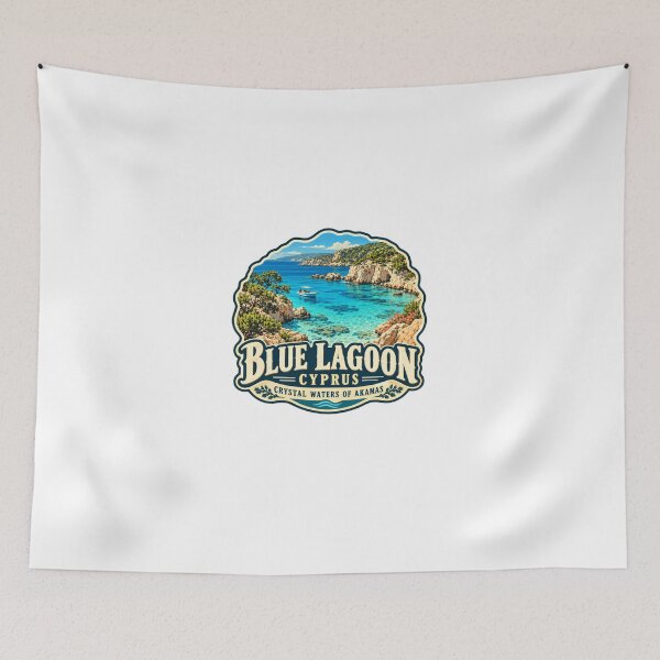 Item preview, Blue Lagoon Cyprus Crystal Waters Of Akamas Travel Destination Vacation designed and sold by Star3NowForMe.
