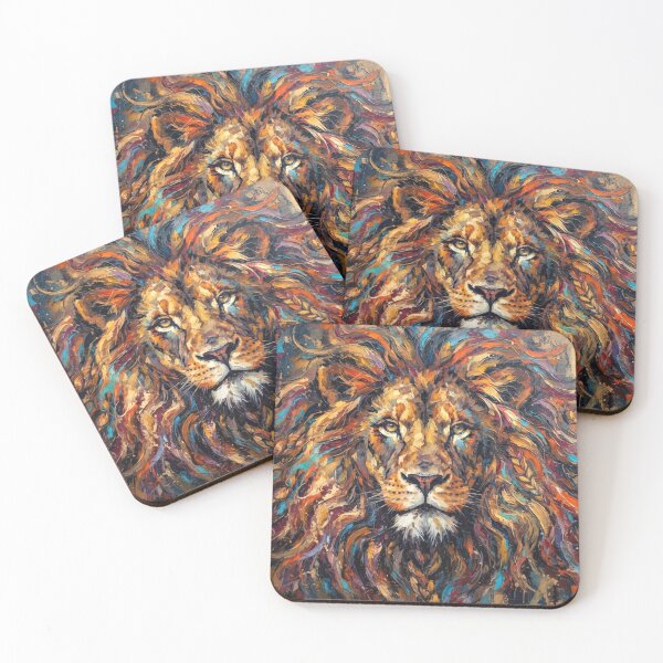 Item preview, Lionhead abstract painting designed and sold by Stevercortinas.