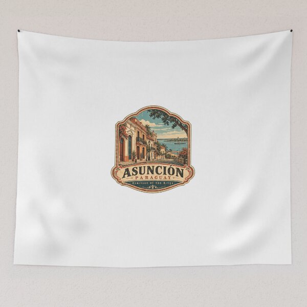 Item preview, Asunción Paraguay Heritage By The River South America Travel City designed and sold by Star3NowForMe.