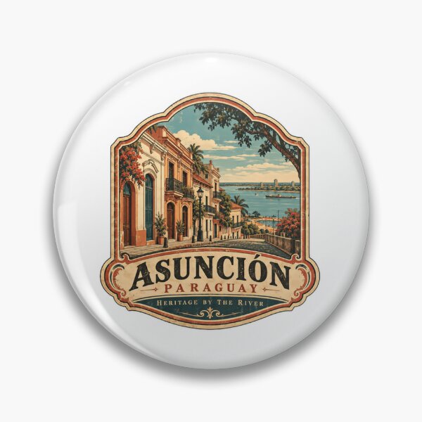 Item preview, Asunción Paraguay Heritage By The River South America Travel City designed and sold by Star3NowForMe.