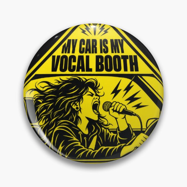 Item preview, My Car Is My Vocal Booth - Funny Metal Scream Vocalist designed and sold by LottiesLuck.