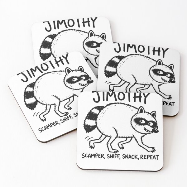 Item preview, Jimothy Raccoon cute meme designed and sold by ViolettaGlass.
