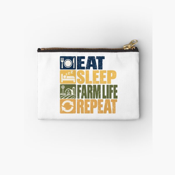 Item preview, Eat Sleep Farm Life Repeat Farmer Farming Agriculture designed and sold by NeedForParks.