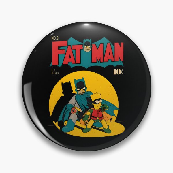 Item preview, Fat Man Funny Comic Book Cover Hero Parody Art designed and sold by EruvynStudiose.
