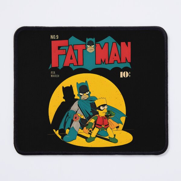 Item preview, Fat Man Funny Comic Book Cover Hero Parody Art designed and sold by EruvynStudiose.