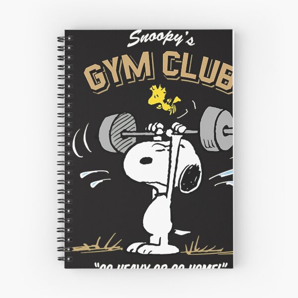 Item preview, Funny Retro Peanuts Snoopy Gym Go Heavy Or Go Home designed and sold by DerrickHuntley0.