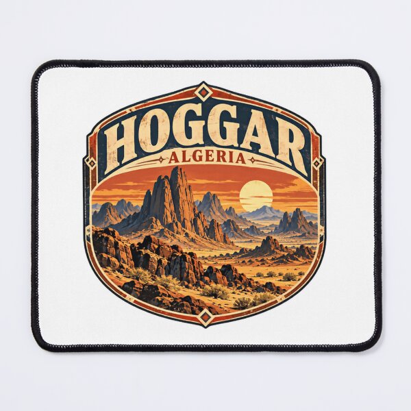 Item preview, Hoggar Algeria Sahara Desert Travel Explorer Souvenir designed and sold by Star3NowForMe.