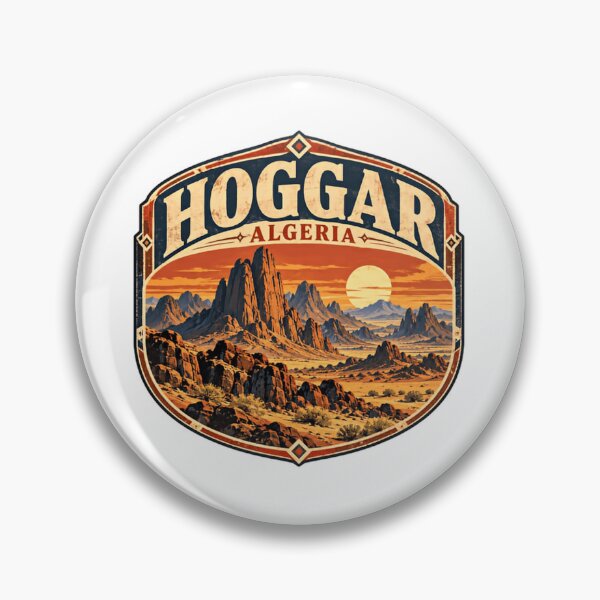 Item preview, Hoggar Algeria Sahara Desert Travel Explorer Souvenir designed and sold by Star3NowForMe.