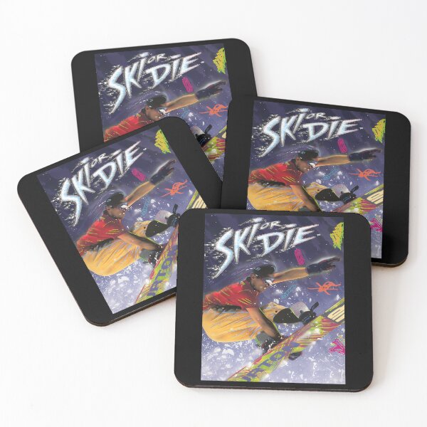 Item preview, Snowboarder Performing Trick On Winter Slope designed and sold by YvonPomerleau.