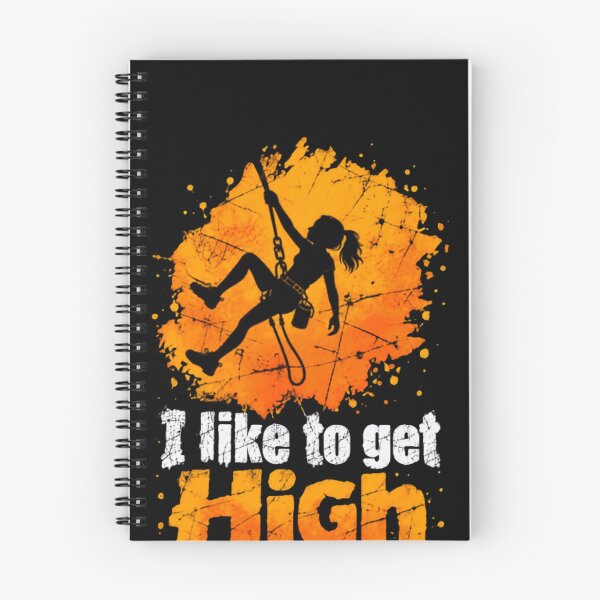 Item preview, I Like To Get High Climbing Rock Climber Outdoor Adventure designed and sold by JonesFlora2025.