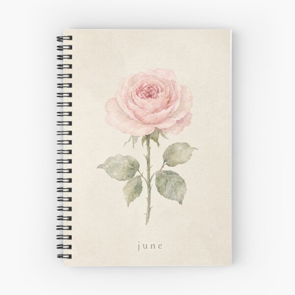 Item preview, June Birth Flower Rose Watercolor | Botanical Wall Art designed and sold by FixationStudio.