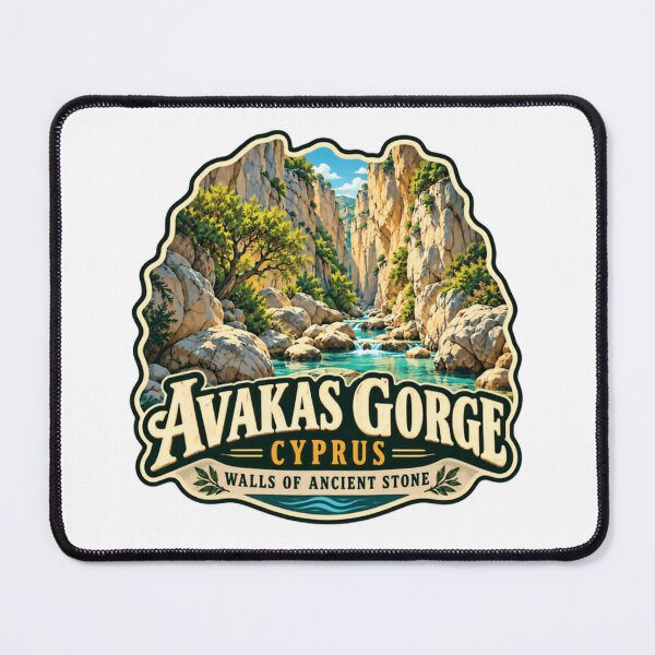 Item preview, Avakas Gorge Cyprus Walls Of Ancient Stone Travel Souvenir Hiking Vacation designed and sold by Star3NowForMe.
