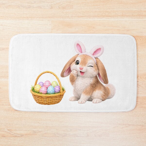 Item preview, Mini Lop Bunny Easter Basket designed and sold by Sillytoe.