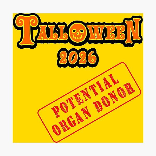 Item preview, Talloween 2026: Potential Organ Donor designed and sold by Karate Octopus.