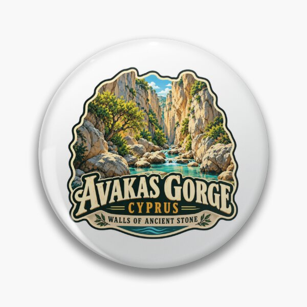 Item preview, Avakas Gorge Cyprus Walls Of Ancient Stone Travel Souvenir Hiking Vacation designed and sold by Star3NowForMe.