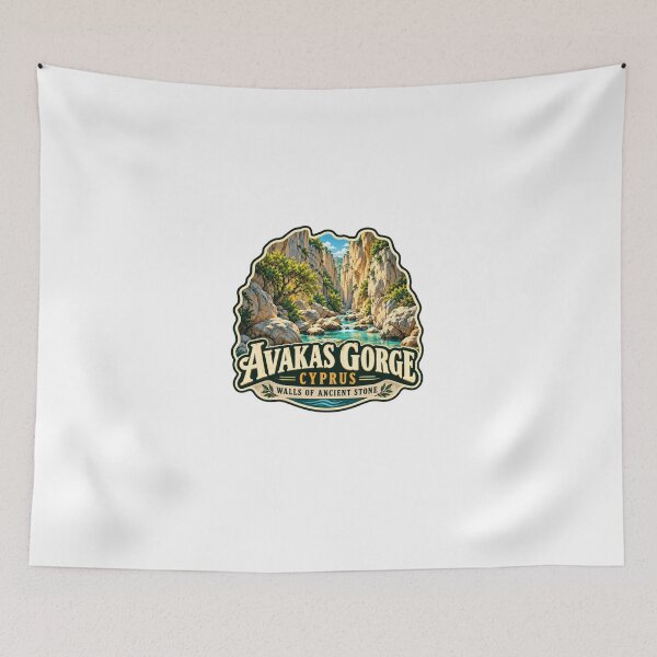Item preview, Avakas Gorge Cyprus Walls Of Ancient Stone Travel Souvenir Hiking Vacation designed and sold by Star3NowForMe.