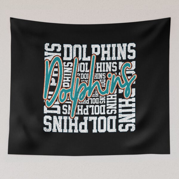 Item preview, Vintage Dolphins Script Distressed Football Fan Spirit designed and sold by wovedafVIN.