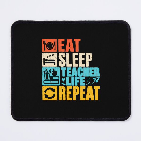 Item preview, Eat Sleep Teacher Life Repeat Teacher Appreciation Gift Educator Professional designed and sold by SkeletonsDanger.