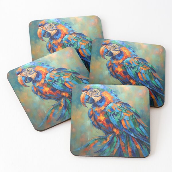 Item preview, Beautiful colors abstract parrot  designed and sold by Stevercortinas.
