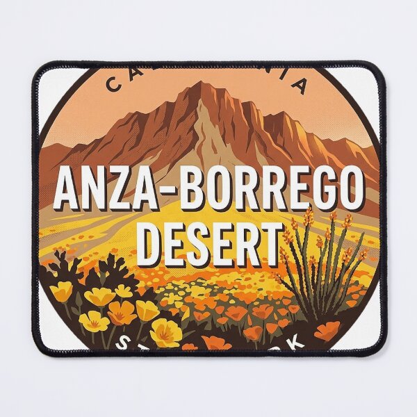 Item preview, Anza-Borrego Desert Brittlebush Bloom Round Badge Sticker California State Park designed and sold by DetourDgn.
