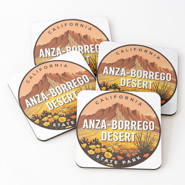 Item preview, Anza-Borrego Desert Brittlebush Bloom Round Badge Sticker California State Park designed and sold by DetourDgn.