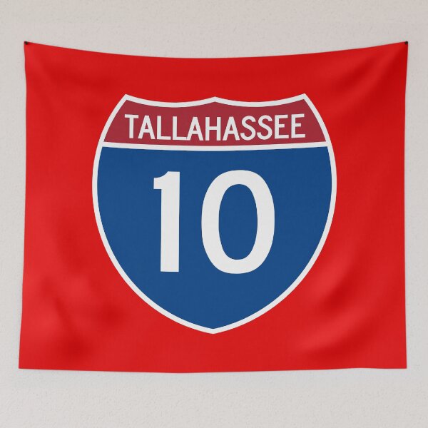 Item preview, I-10 Tallahassee Interstate Sign designed and sold by Karate Octopus.