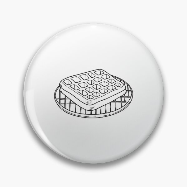 Item preview, An illustration of waffle on a wire cooling rack designed and sold by rasagamastore.