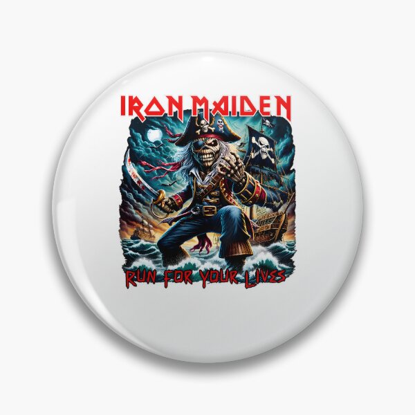 Item preview, Maiden Eddie Pirate Run For Your Lives Metal designed and sold by Rafiqrafisqy.