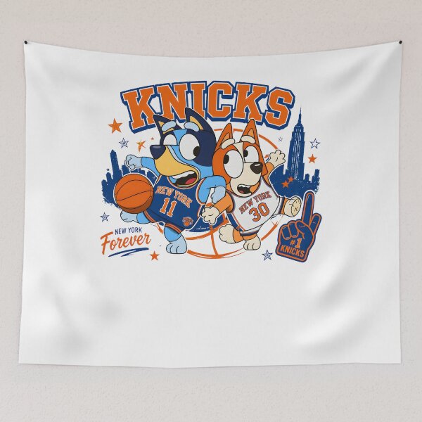 Item preview, Bluey and Knickss Basketball designed and sold by Kleinpixel.