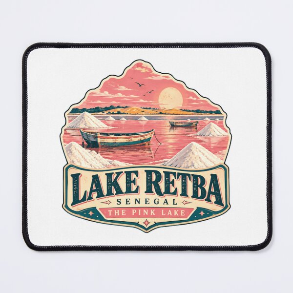 Item preview, Lake Retba Senegal The Pink Lake Travel Africa Explorer Tourist Destination designed and sold by Star3NowForMe.
