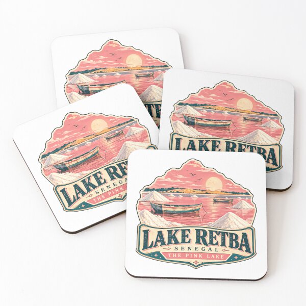 Item preview, Lake Retba Senegal The Pink Lake Travel Africa Explorer Tourist Destination designed and sold by Star3NowForMe.