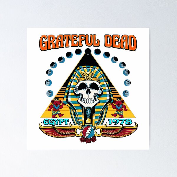 Item preview, Egypt 1978 Grateful Dead Pyramid Skull designed and sold by Alexbridal.