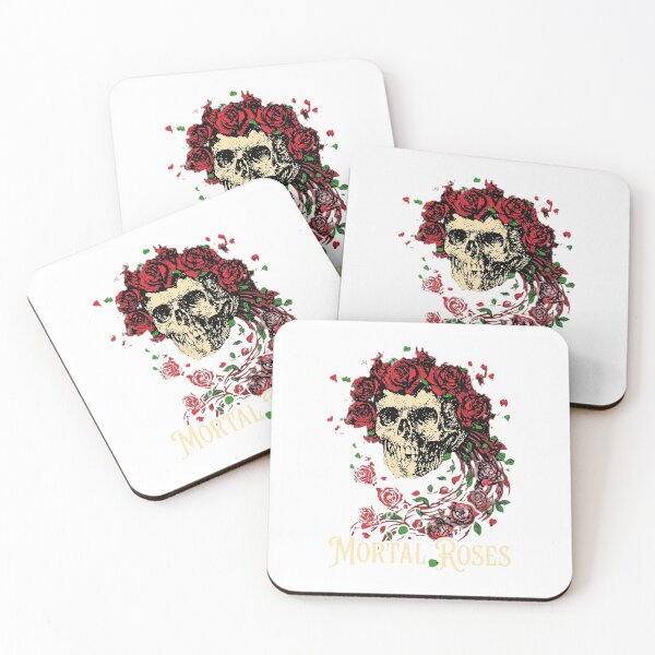 Item preview, Mortal Roses Skeleton Portrait Design designed and sold by Alexbridal.