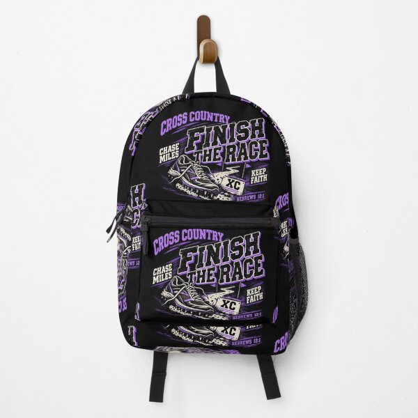 Item preview, Cross Country Finish The Race Hebrews 12 1 Christian Runner XC Graphic designed and sold by CaChimShop.